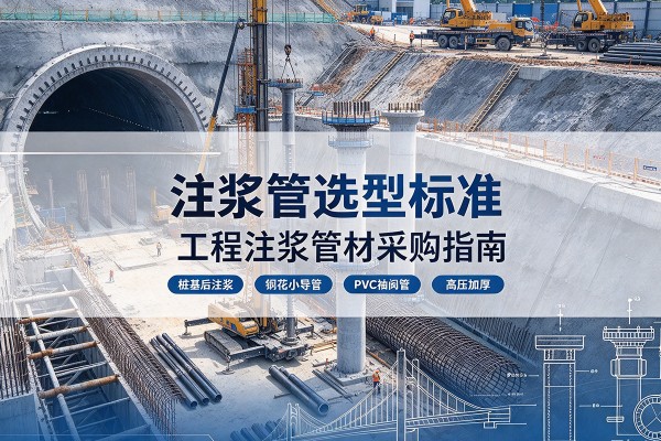白银注浆管选型标准