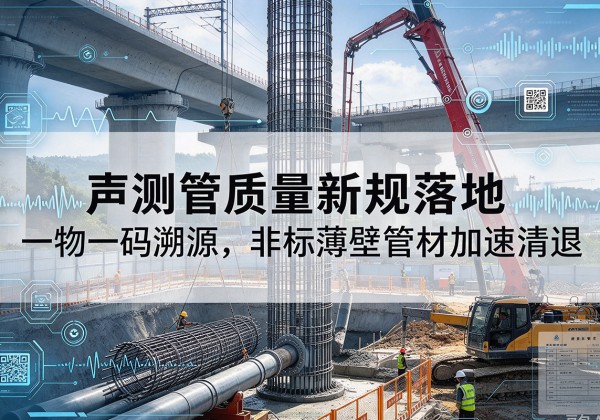 白银声测管质量新规落地，一物一码溯源，非标薄壁管材加速清退