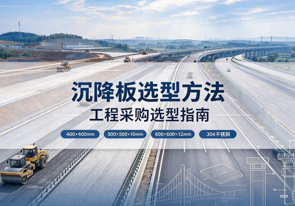白银沉降板选择方法